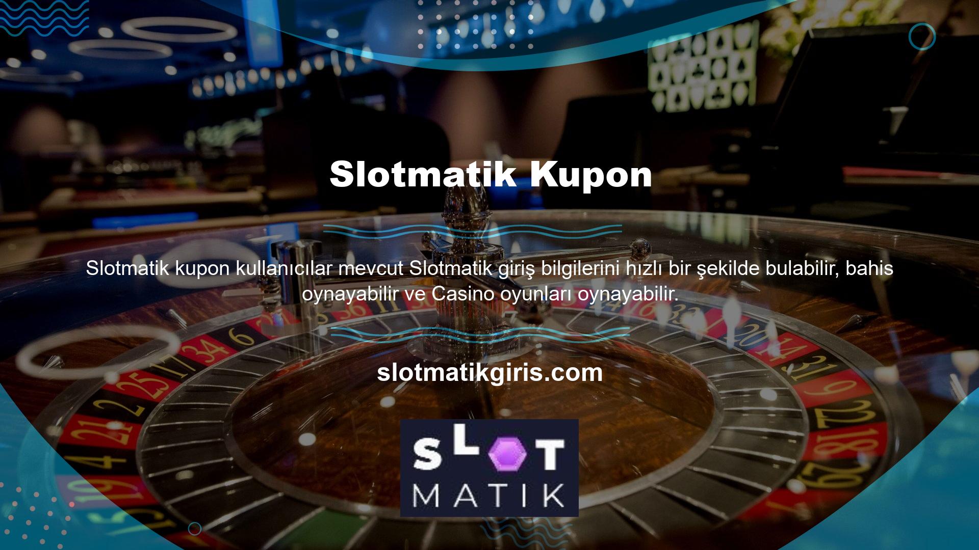 Slotmatik platformu, oyuncuların sektördeki en rekabetçi oyunlara sürekli olarak bahis oynayarak kazançlarını artırmalarına olanak tanır